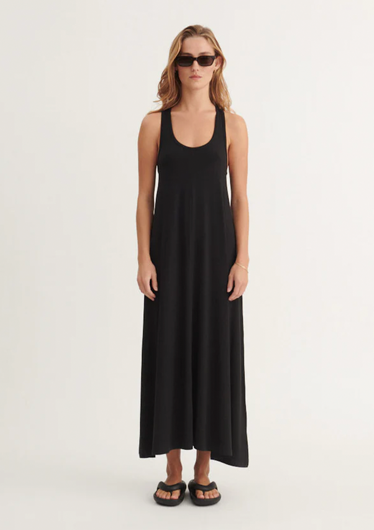 Basic Apparel Jo Long Tank Dress Kjoler 001 Black